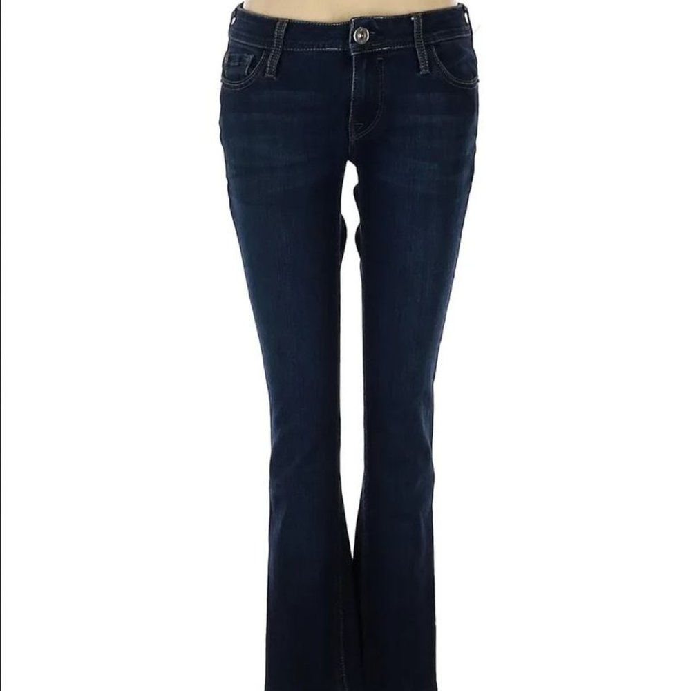 DL1961 Sz 28 Women's Blue Kate slim straight switch away stretch jeans